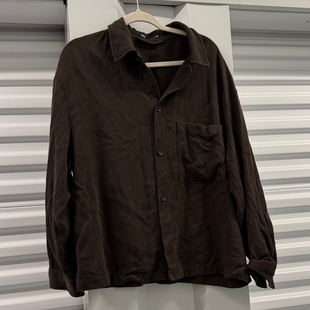 Men's Brown Long-sleeve